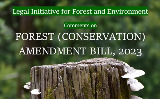 Comments on Forest (Conservation) Amendment Bill, 2023